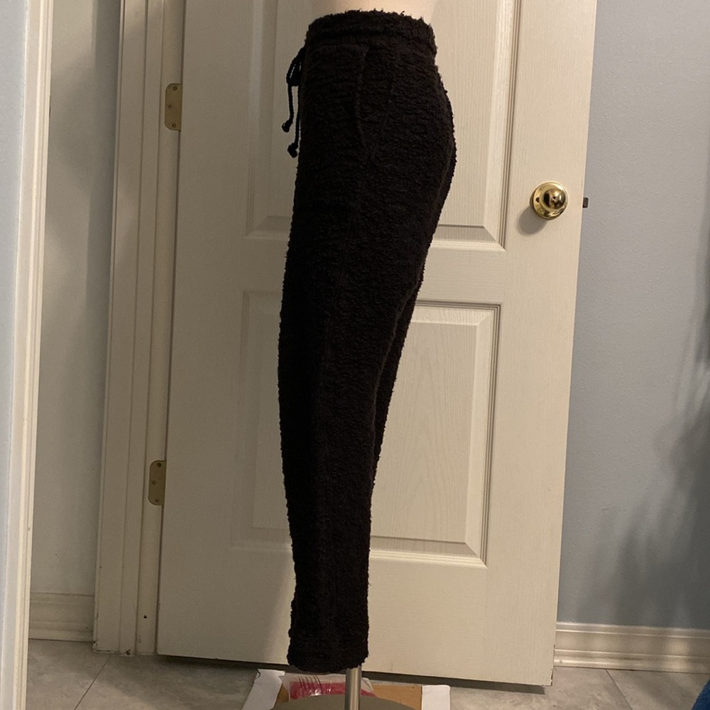 Faherty Brand Black Drawstring Joggers Medium - image 4